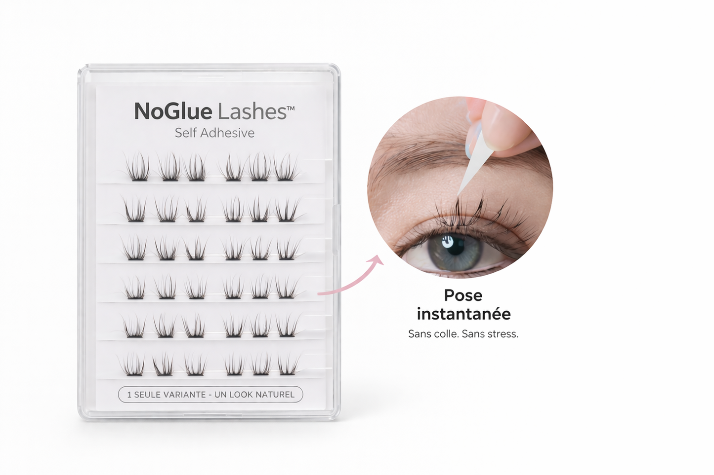 NoGlue Lashes™ – Faux cils sans colle en 30 secondes